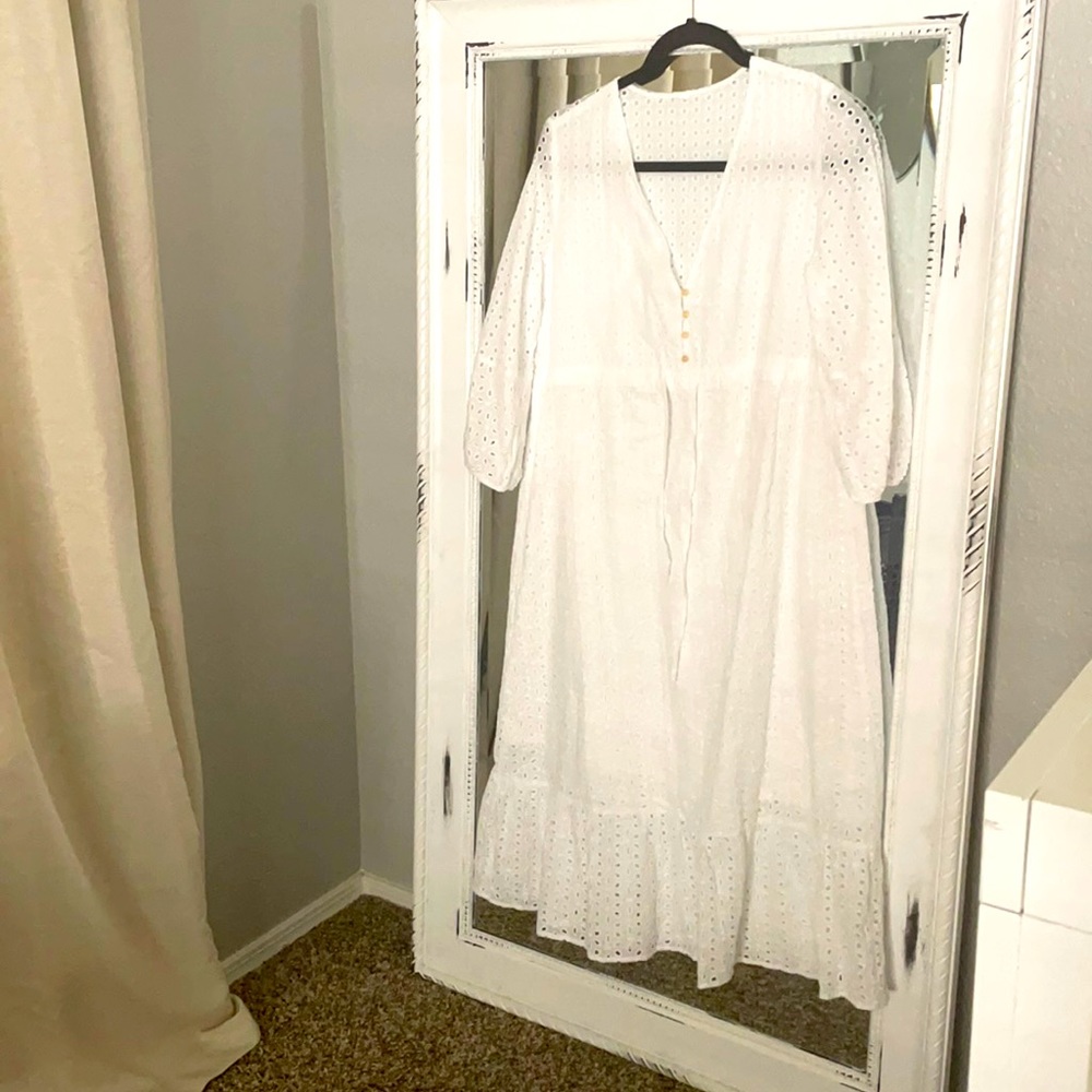 White dress!